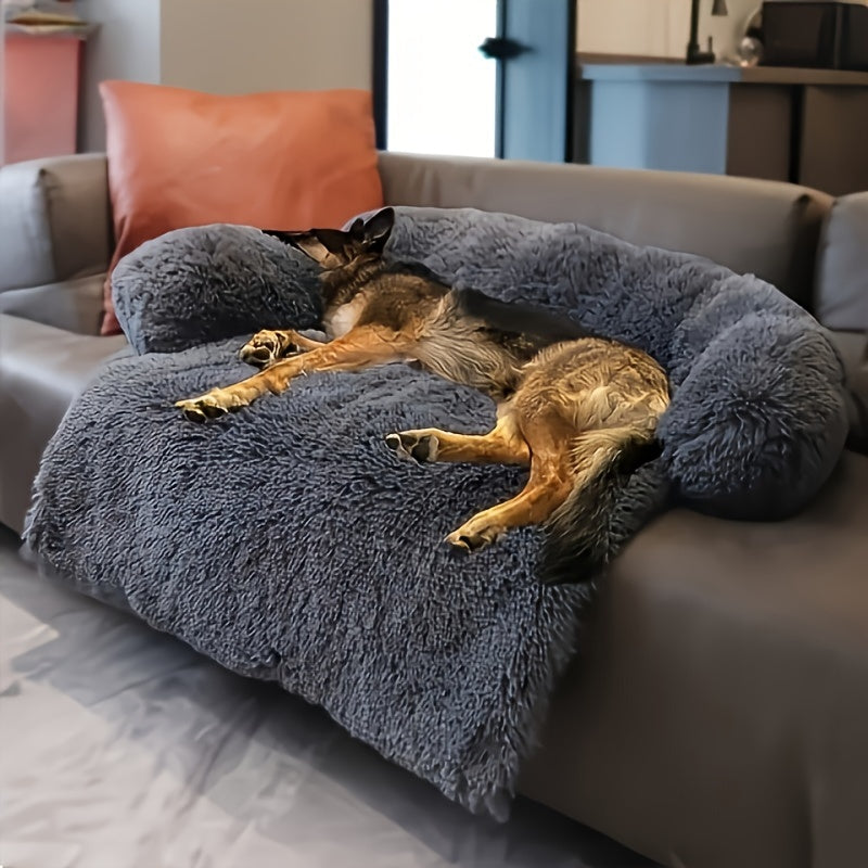Tm Lit canapé moelleux pour animaux avec coussin cervical — Paniers et caisses — photo 3
