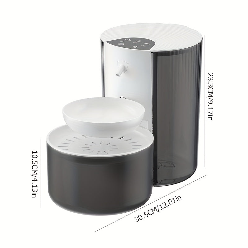 Tm Fontaine à eau intelligente pour chat avec 3L, USB & Batterie — Gamelles, distributeurs et fontaines — photo 4