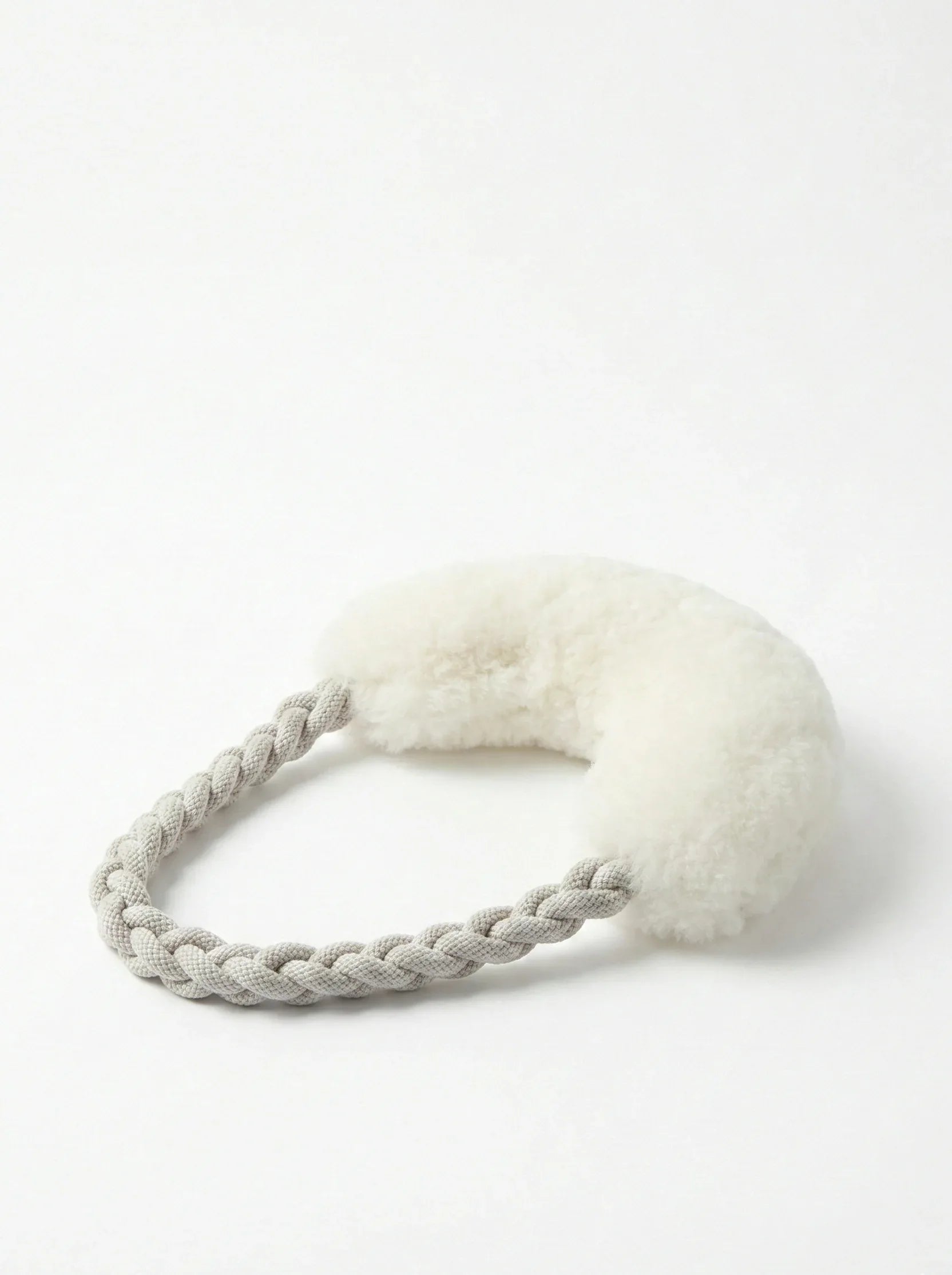 MellowConceptStore Zabawka do szarpania Wool Loop - Biała — photo 3