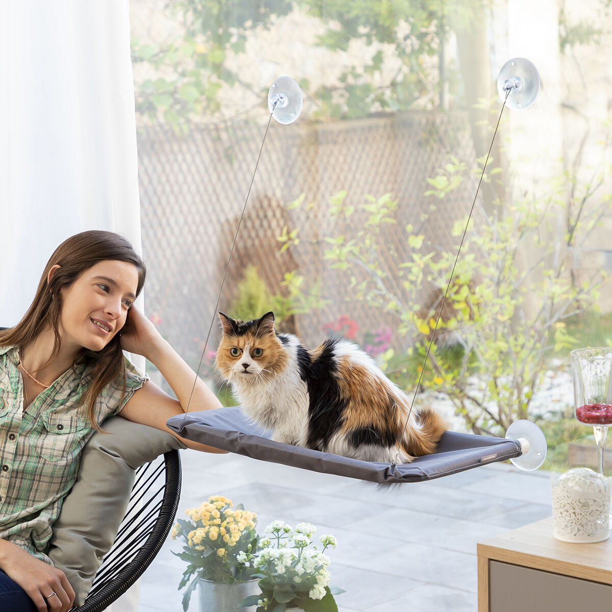Wiszący Hamak dla Kota Catlax InnovaGoods — Drapaki i drzewka — photo 10