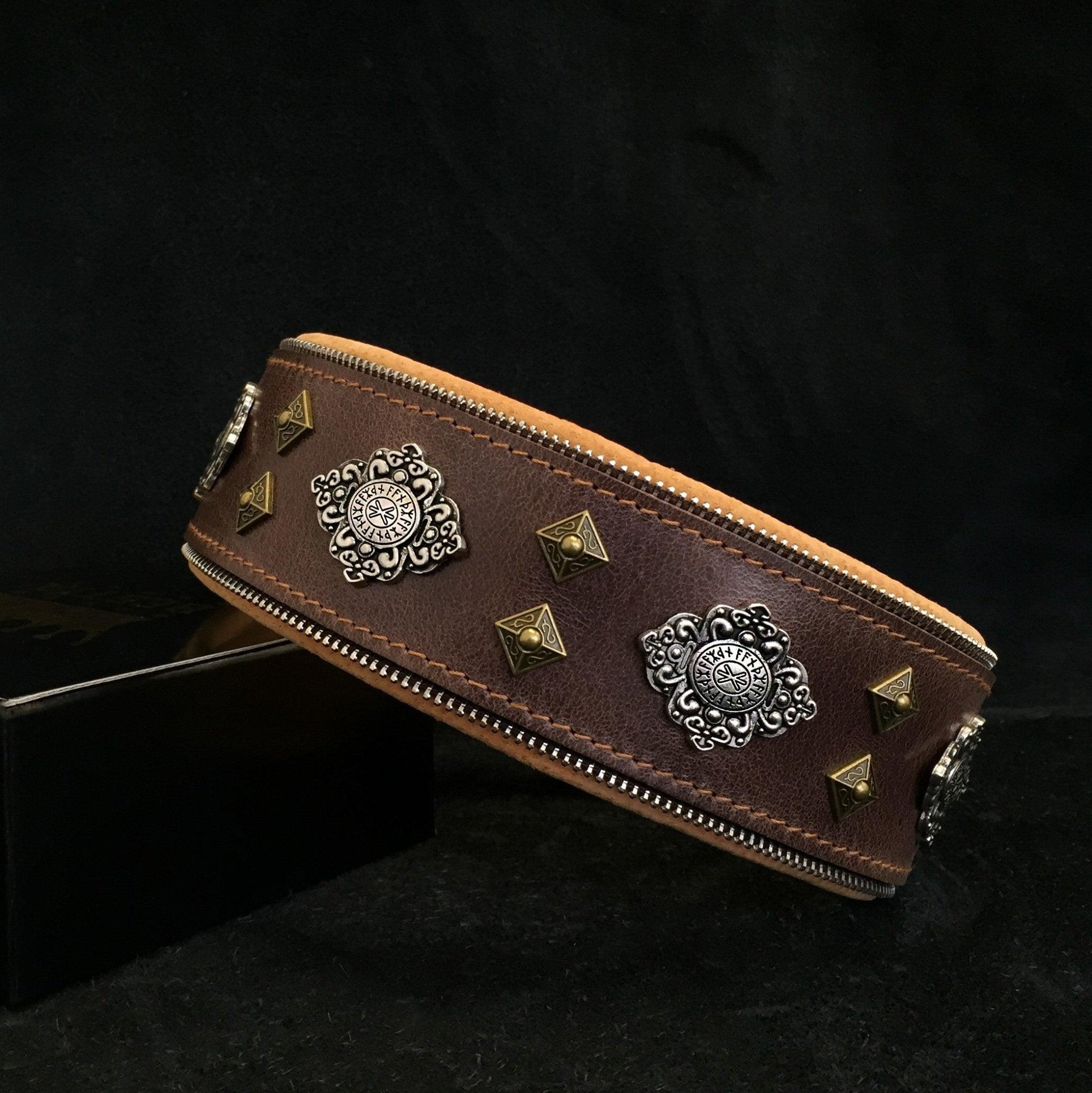 Bestia "Aztec" marron collier pour chien — photo 2