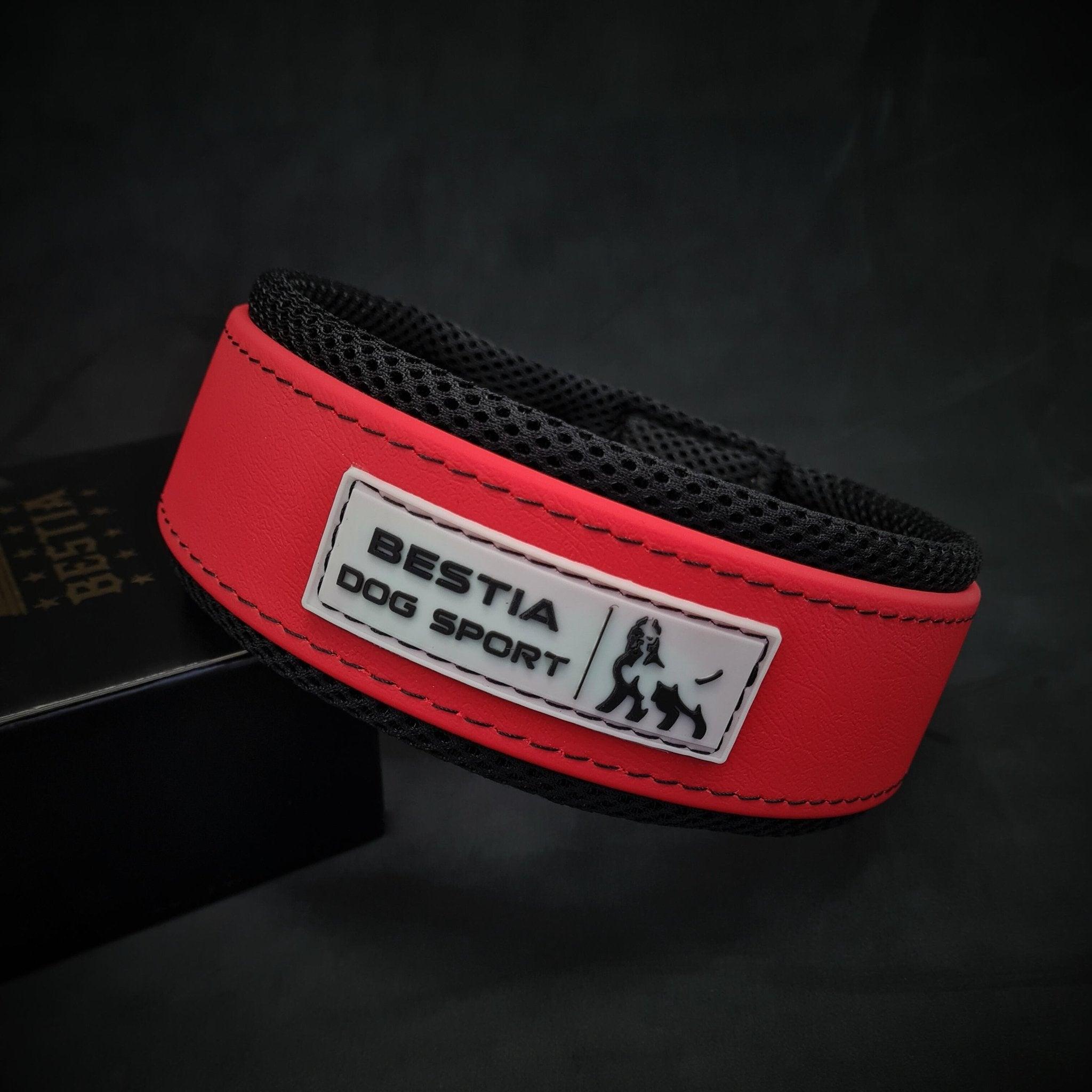 Collier Bestia dog sport rouge — photo 3