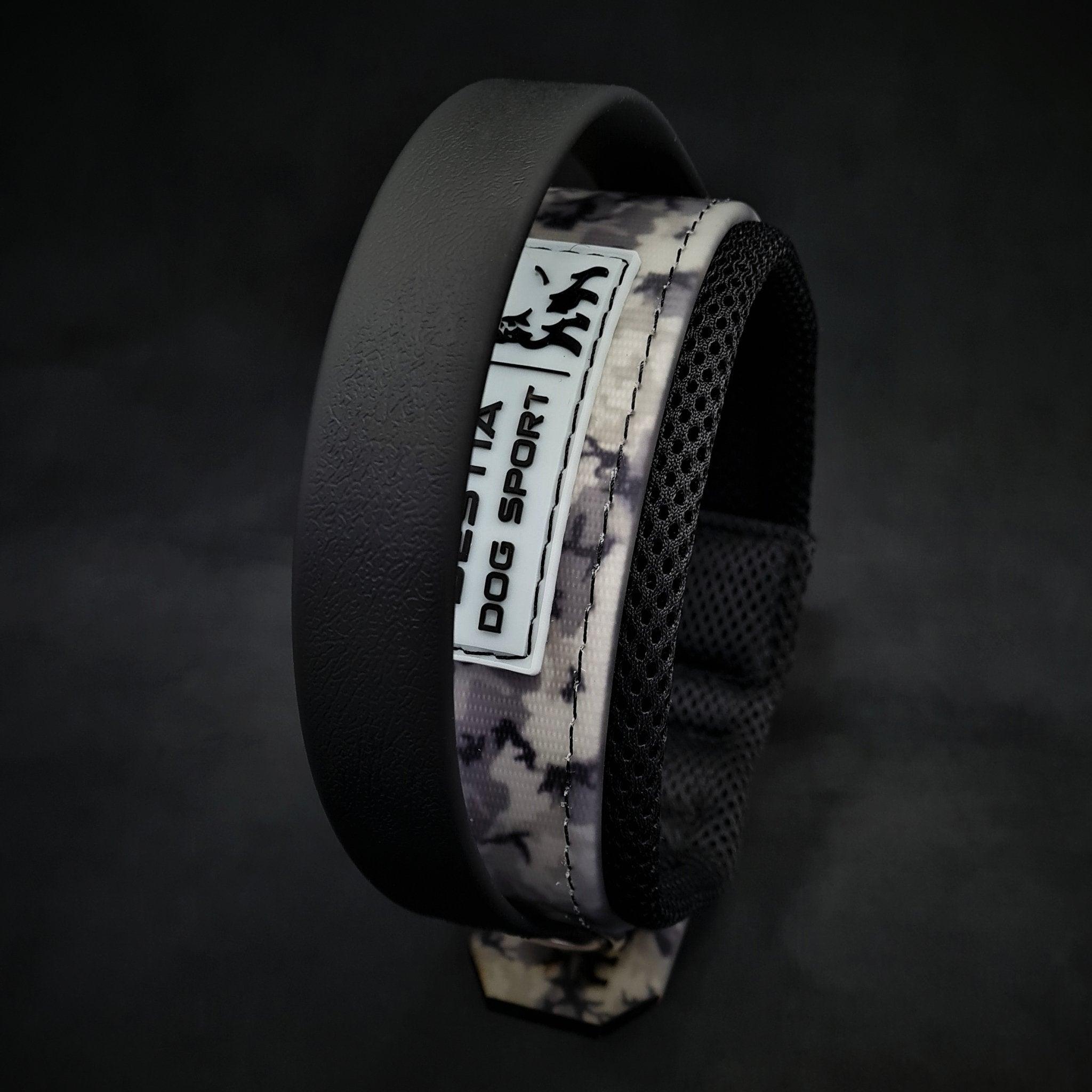 Collier de sport pour chien Bestia Dog Sport poignée camouflage gris — photo 3