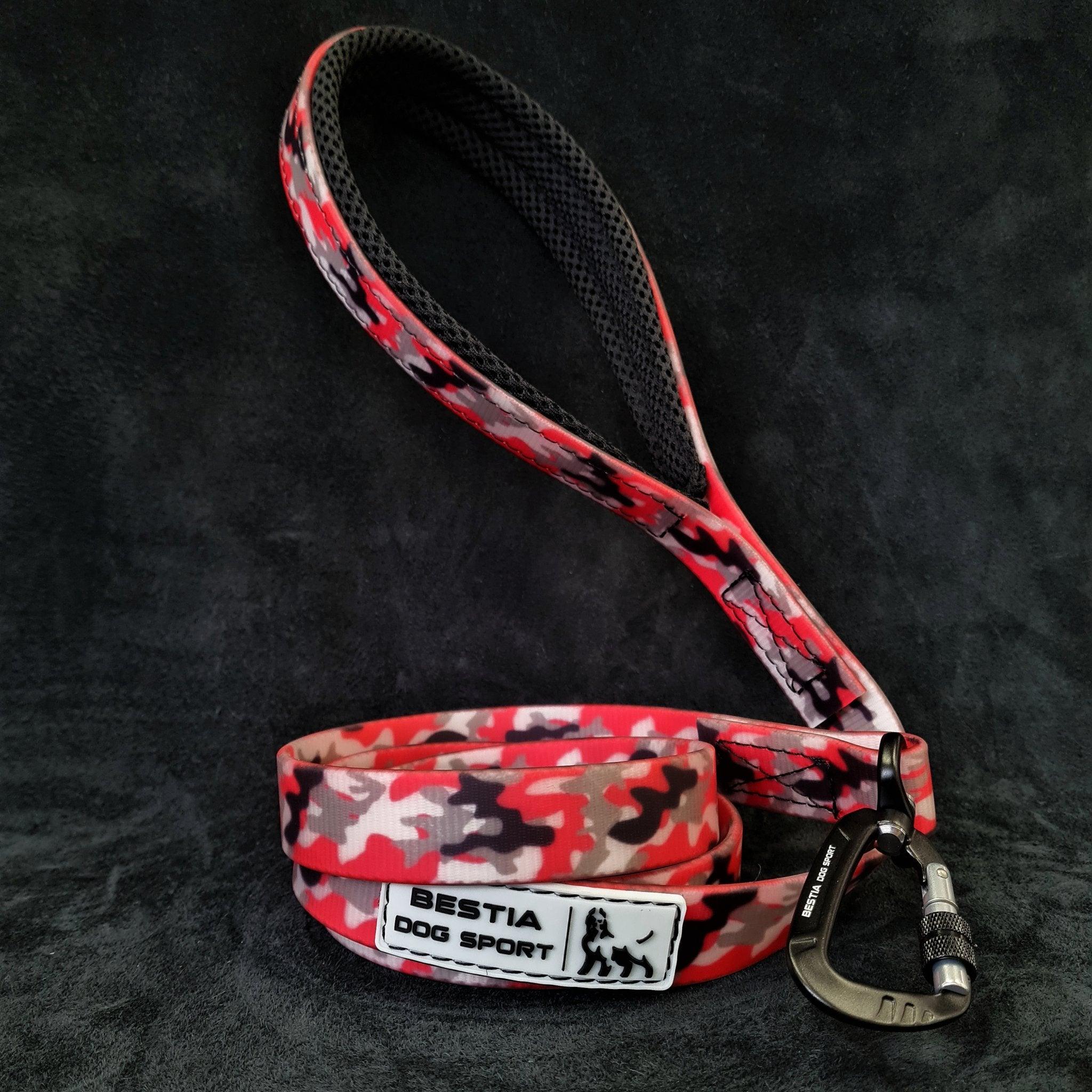 Laisse tactique Bestia Dog Sport Red Camo — Colliers, laisses et harnais — photo 3