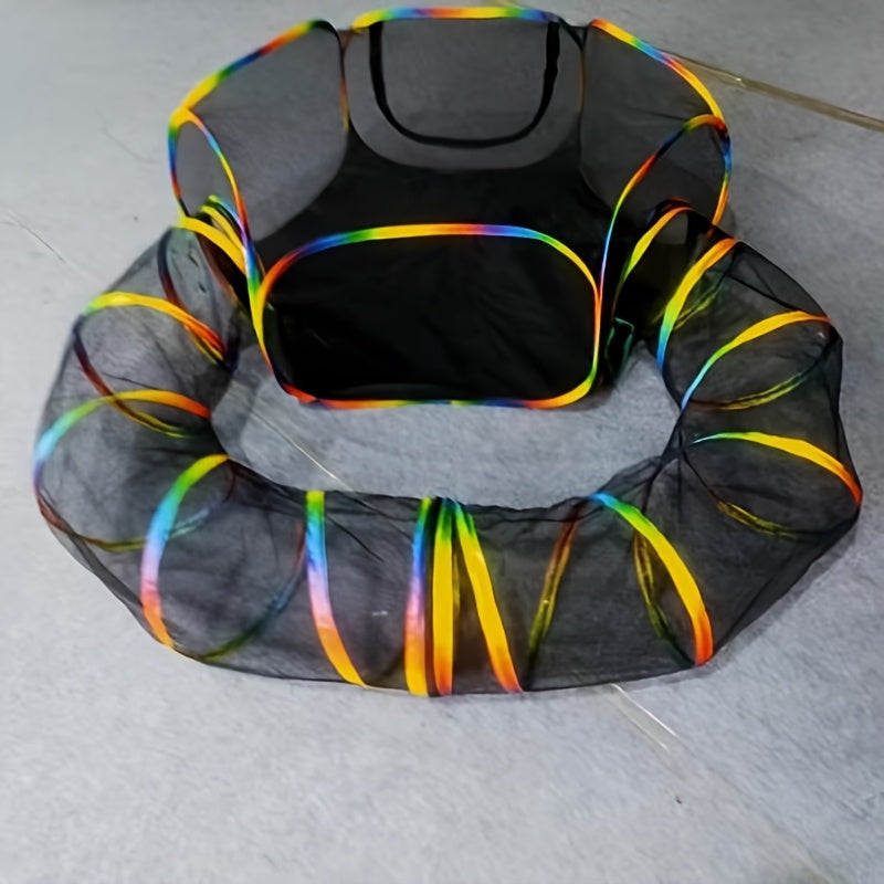Tm Tente de jeu portable en forme de tunnel pour chats & petits animaux — Jouets — photo 5