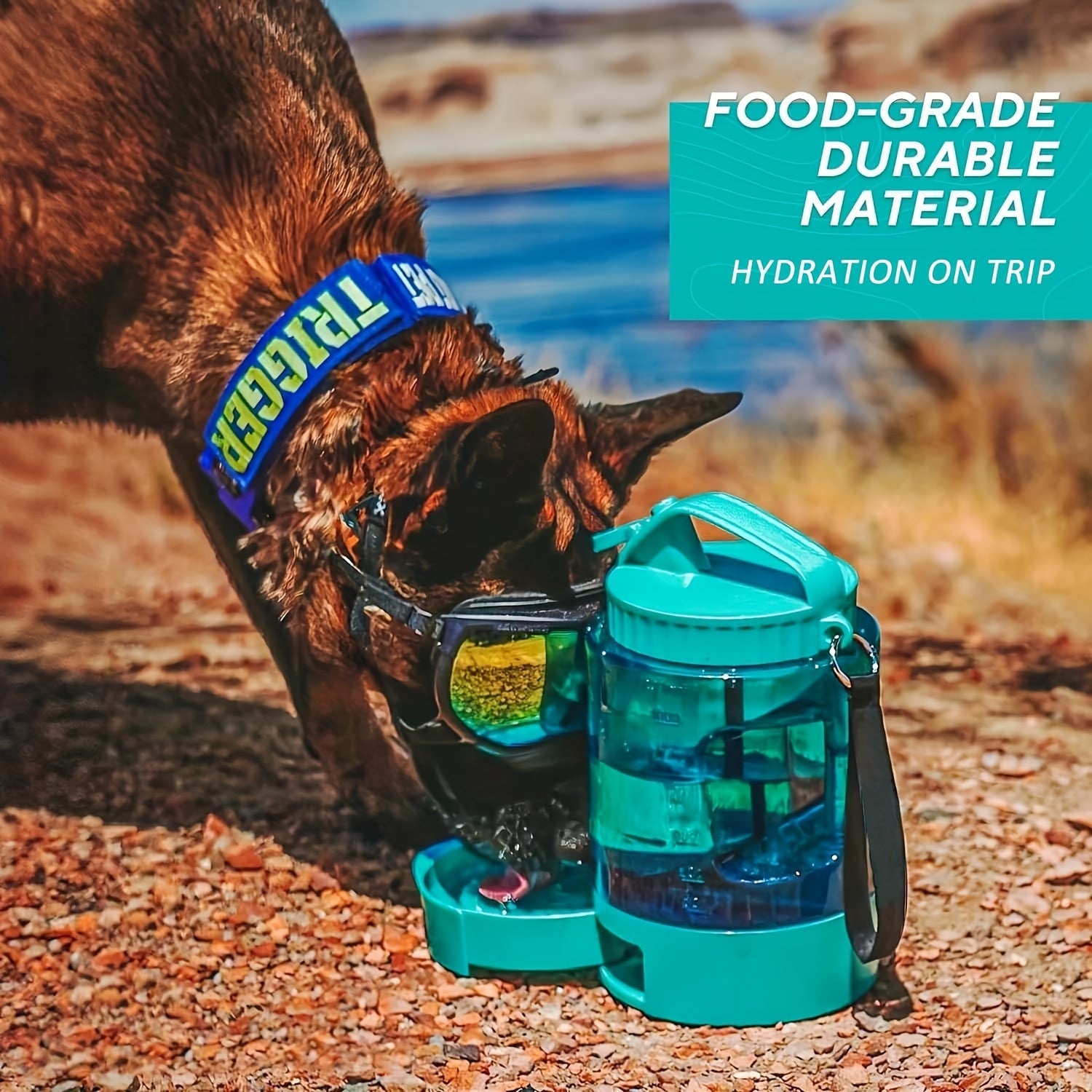 Tm Bouteille distributeur d'eau de voyage pour chien — Gamelles, distributeurs et abreuvoirs — photo 4