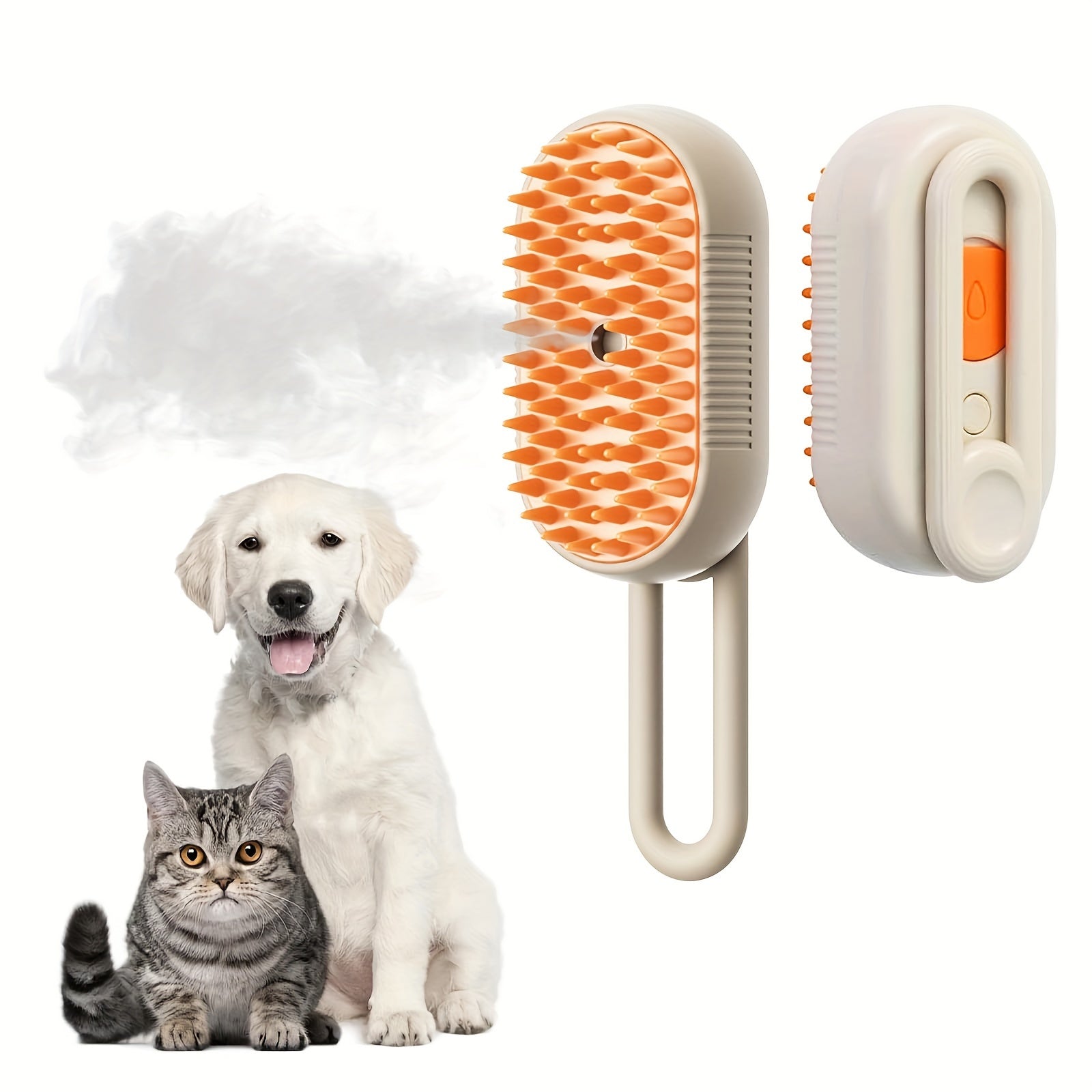 Tm Brosse à vapeur rechargeable 3-en-1 pour chats et chiens — Toilettage — photo 3