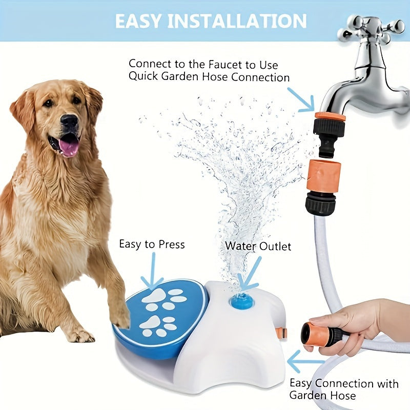 Lpt Fontaine à eau extérieure à activation par pression pour animal — Jouets — photo 3
