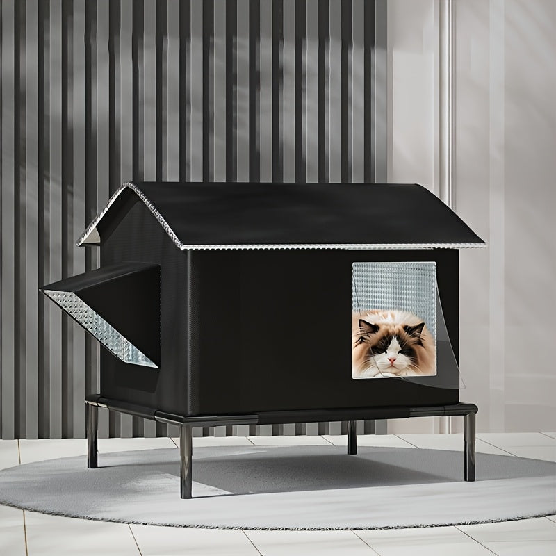 Tm Refuge extérieur pour chats Four Seasons avec boîte à glace — Arbres à chat et griffoirs — photo 4