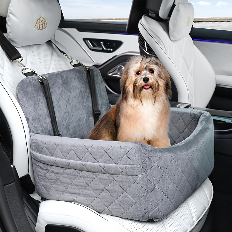 Tm Siège Auto Portable pour Chien avec Sangle de Sécurité — Sacs de transport, sièges auto et sacs de voyage — photo 3