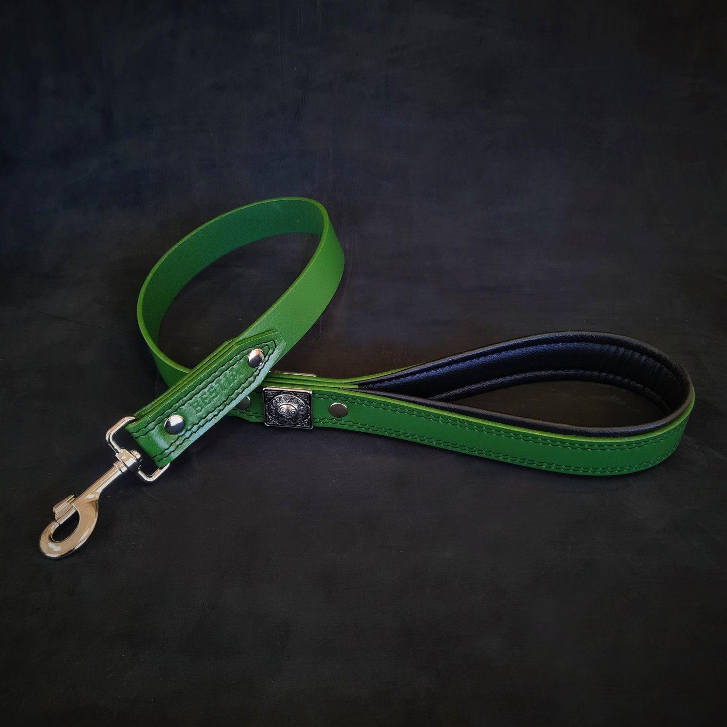 Bestia "Eros" smycz GREEN — Obroże, smycze i szelki — photo 3