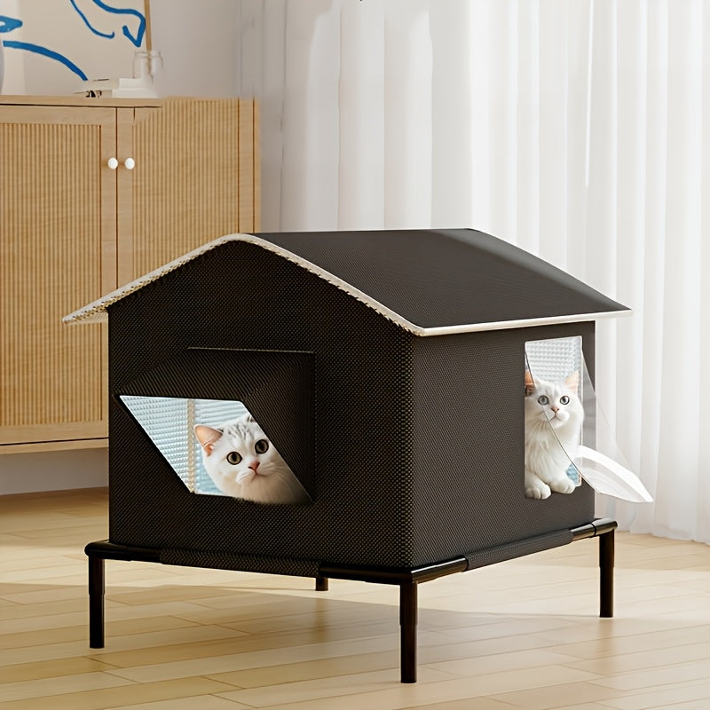 Tm Refuge extérieur pour chats Four Seasons avec boîte à glace — Arbres à chat et griffoirs — photo 6