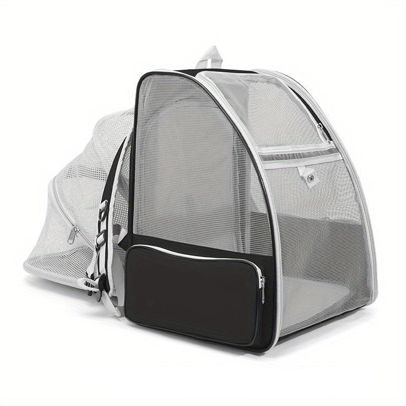 Tm Sac de transport dos pour chat extensible avec maille à 3 côtés — Caisses de transport et sacs à dos — photo 2