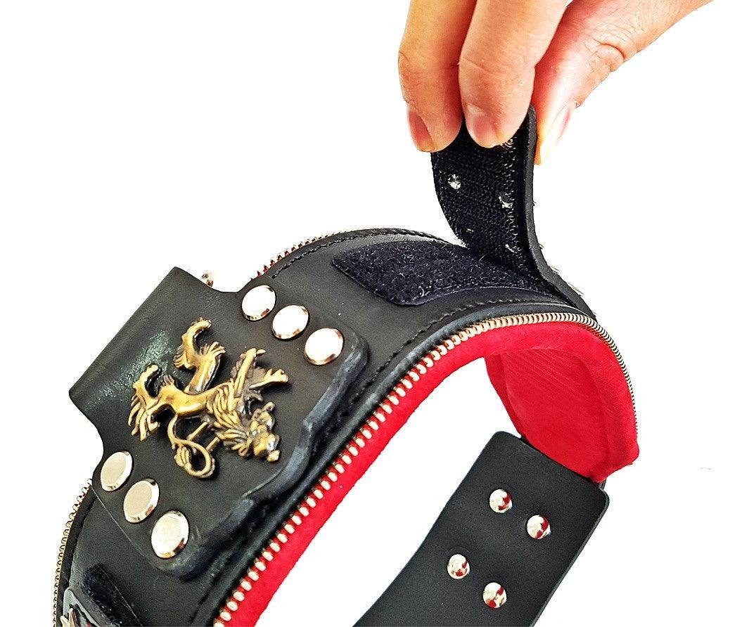 Bestia Le collier en cuir "General" unique pour grands chiens — photo 4