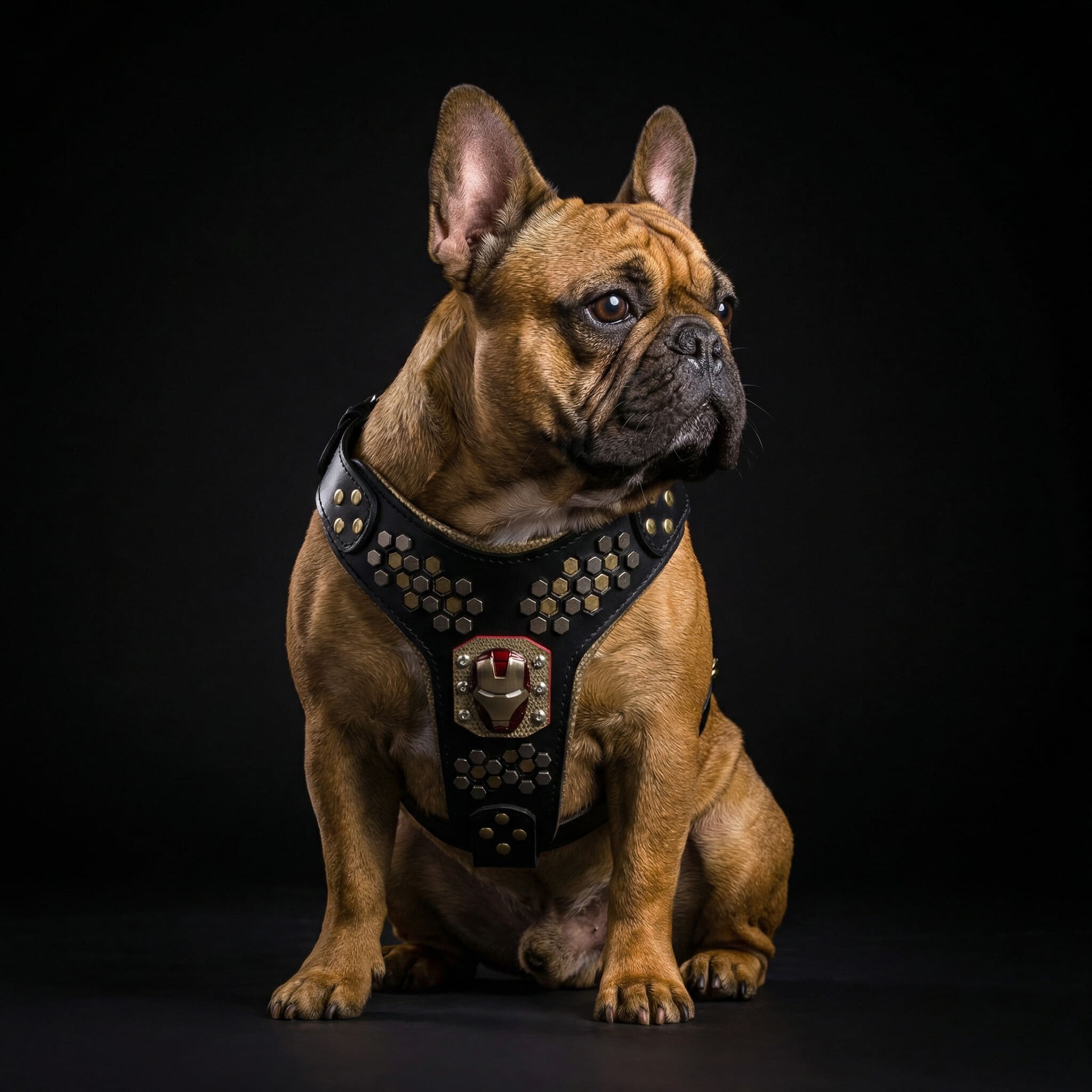 Bestia Collars Irondog Harness Medium size — Obroże, smycze i szelki — photo 2