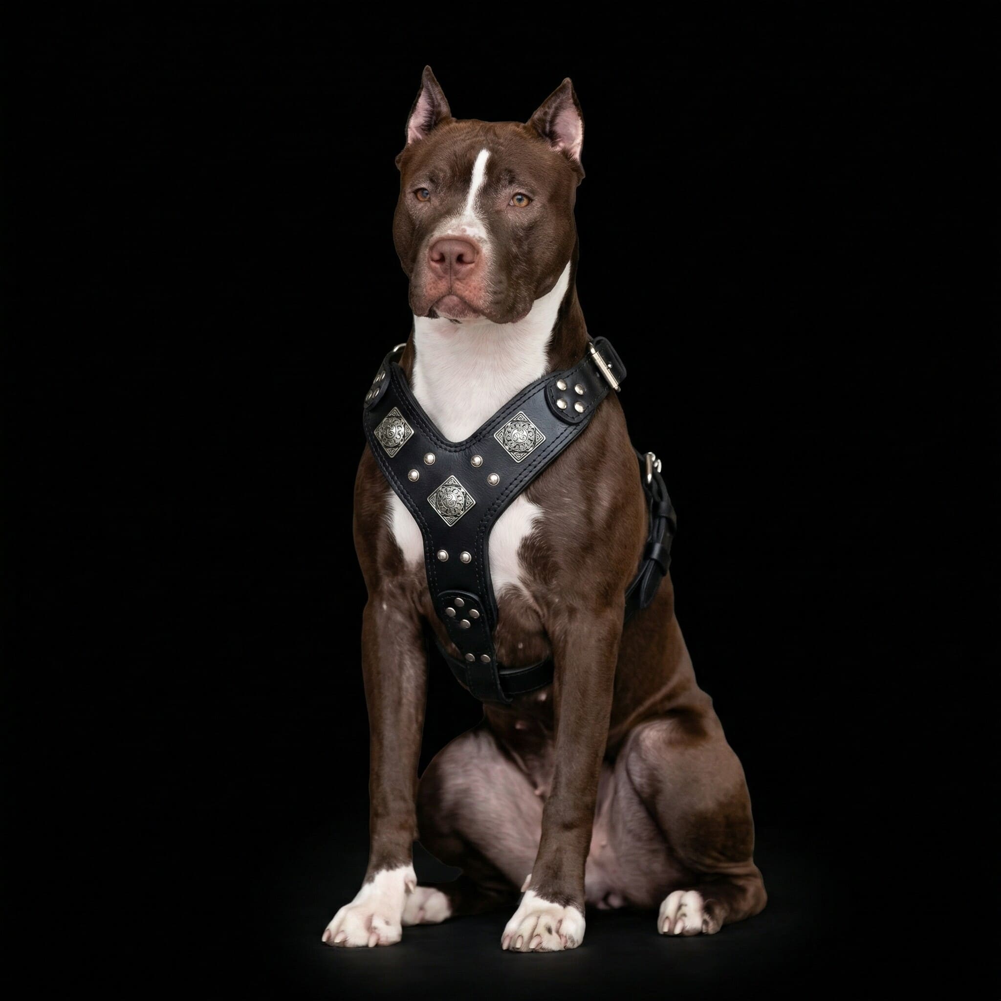 Bestia The "Eros" all Black Harness — Obroże, smycze i szelki — photo 3