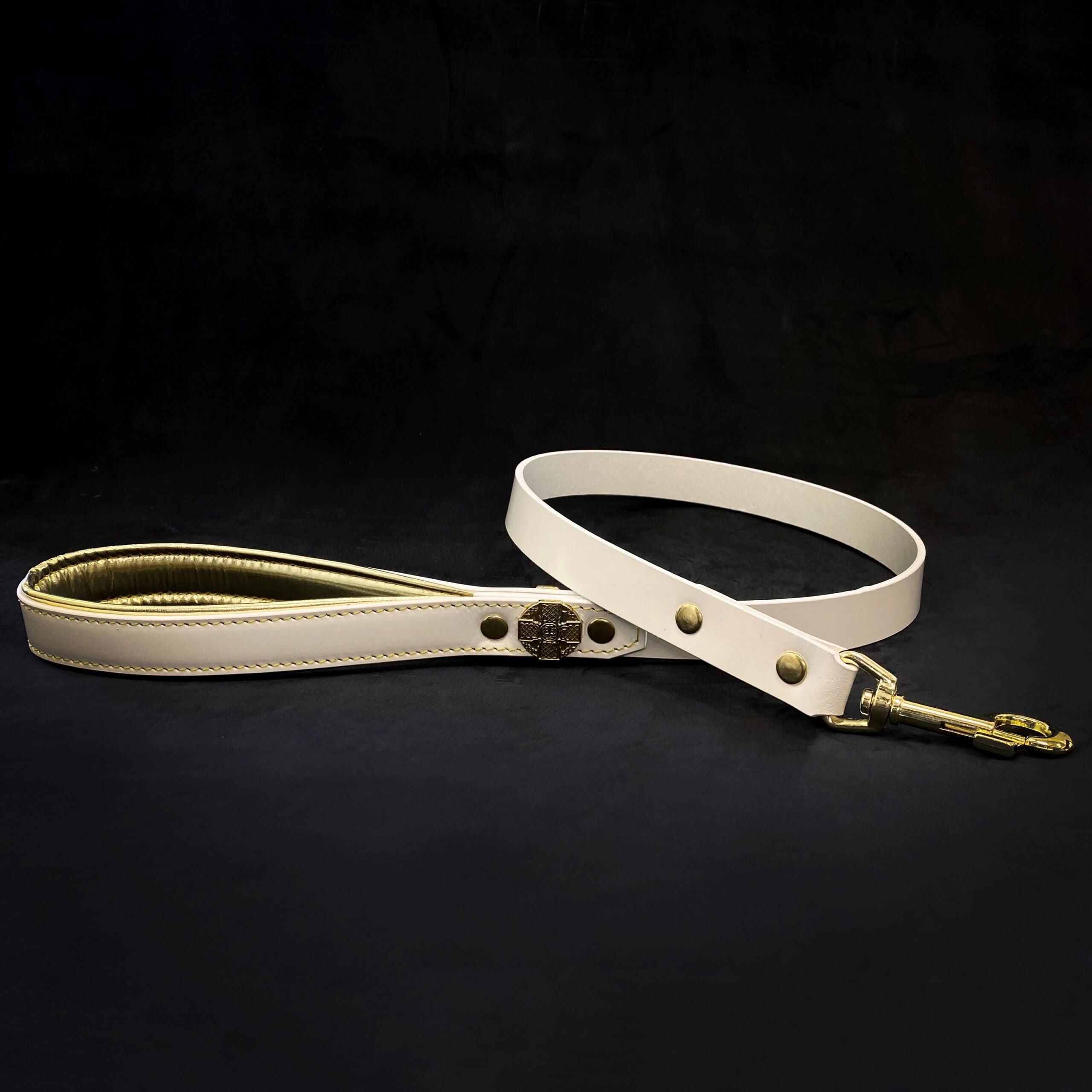 Bestia Collars Laisse Maximus Gold 1 pouce de large — Colliers, laisses et harnais — photo 3