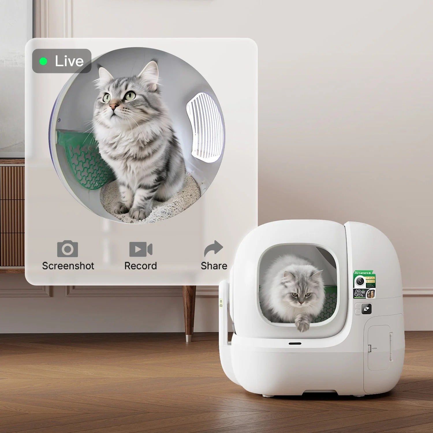 Petkit Europe Purobot Max Pro 2 Automatyczna kuweta dla kota — Żwirek i kuwety — photo 3
