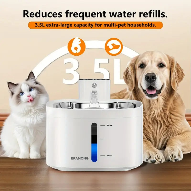 Tm Fontaine à eau sans fil pour chat avec recharge — Gamelles, distributeurs et fontaines — photo 6