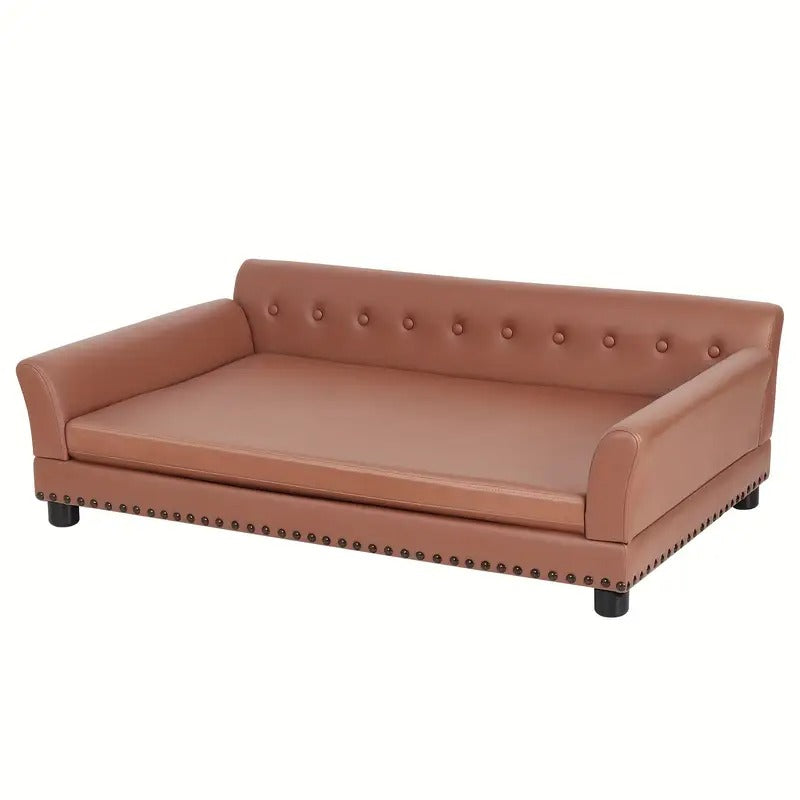 Oba Canapé Lounge en Cuir pour Grand Chien avec Coussin — Paniers et caisses — photo 2