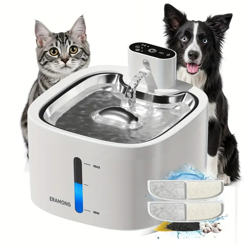 Tm Fontaine à eau sans fil pour chat avec recharge — Gamelles, distributeurs et fontaines — photo 3