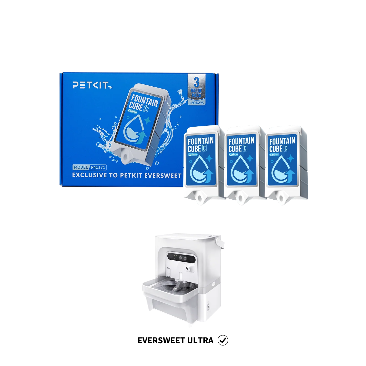 Petkit Europe PRÉCOMMANDE : Cube C Fountain — Gamelles, distributeurs et fontaines — photo 2