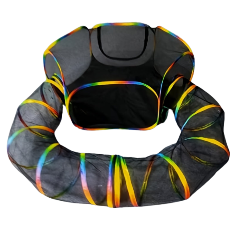 Tm Tente de jeu portable en forme de tunnel pour chats & petits animaux — Jouets — photo 2