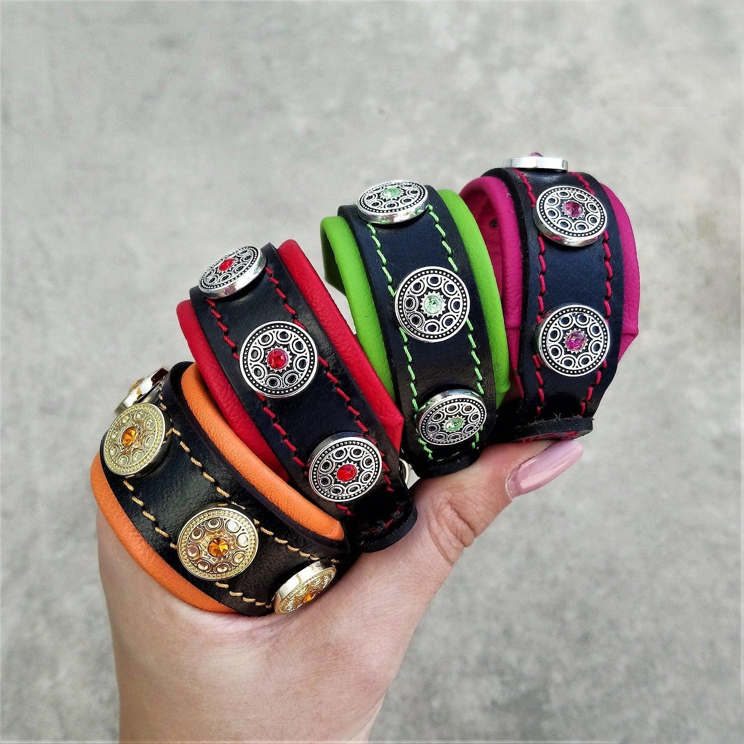 Bestia Le collier pour chiot "Bijou" fait main — photo 3