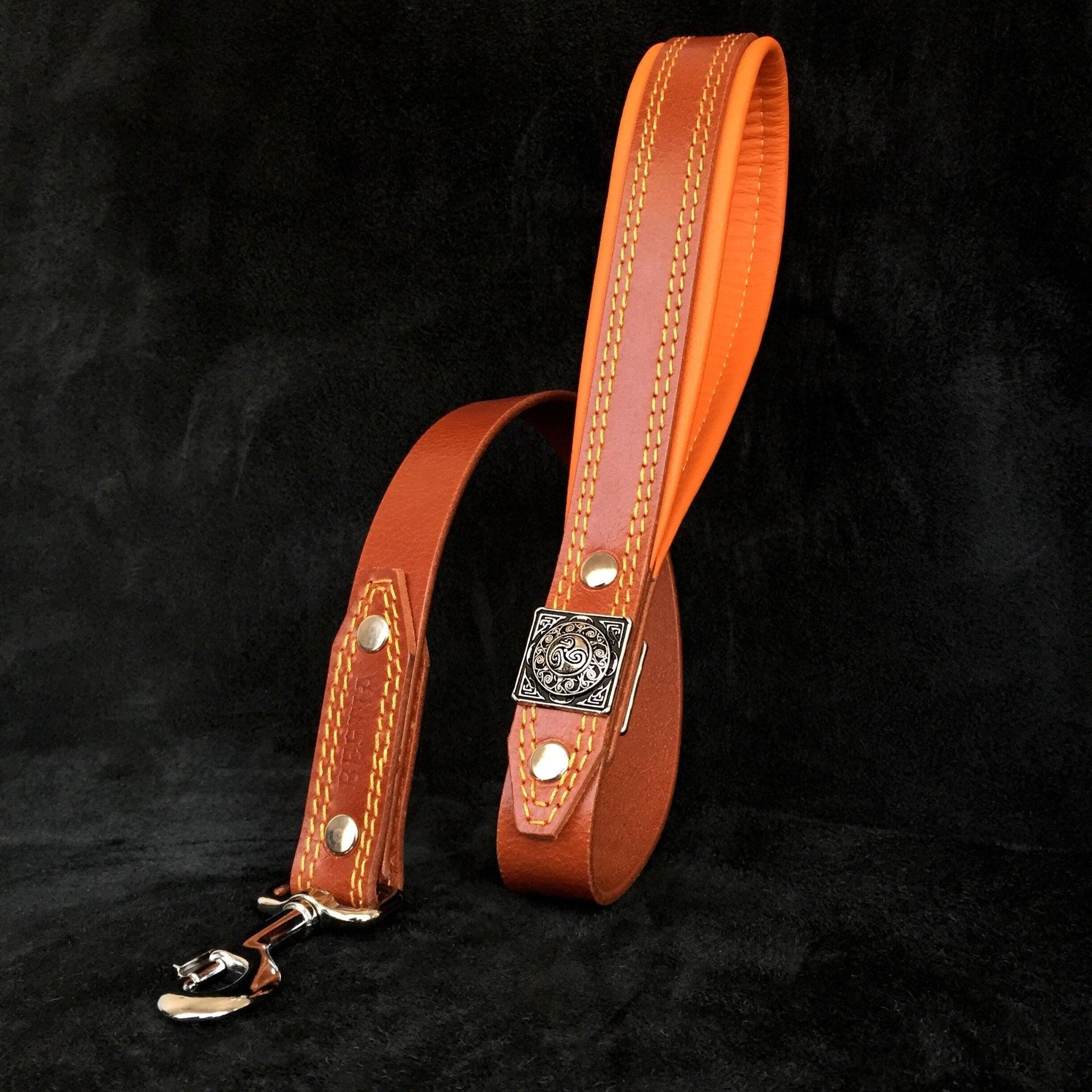 Bestia Le collier "Eros" large de 2,5 pouces Marron — photo 4