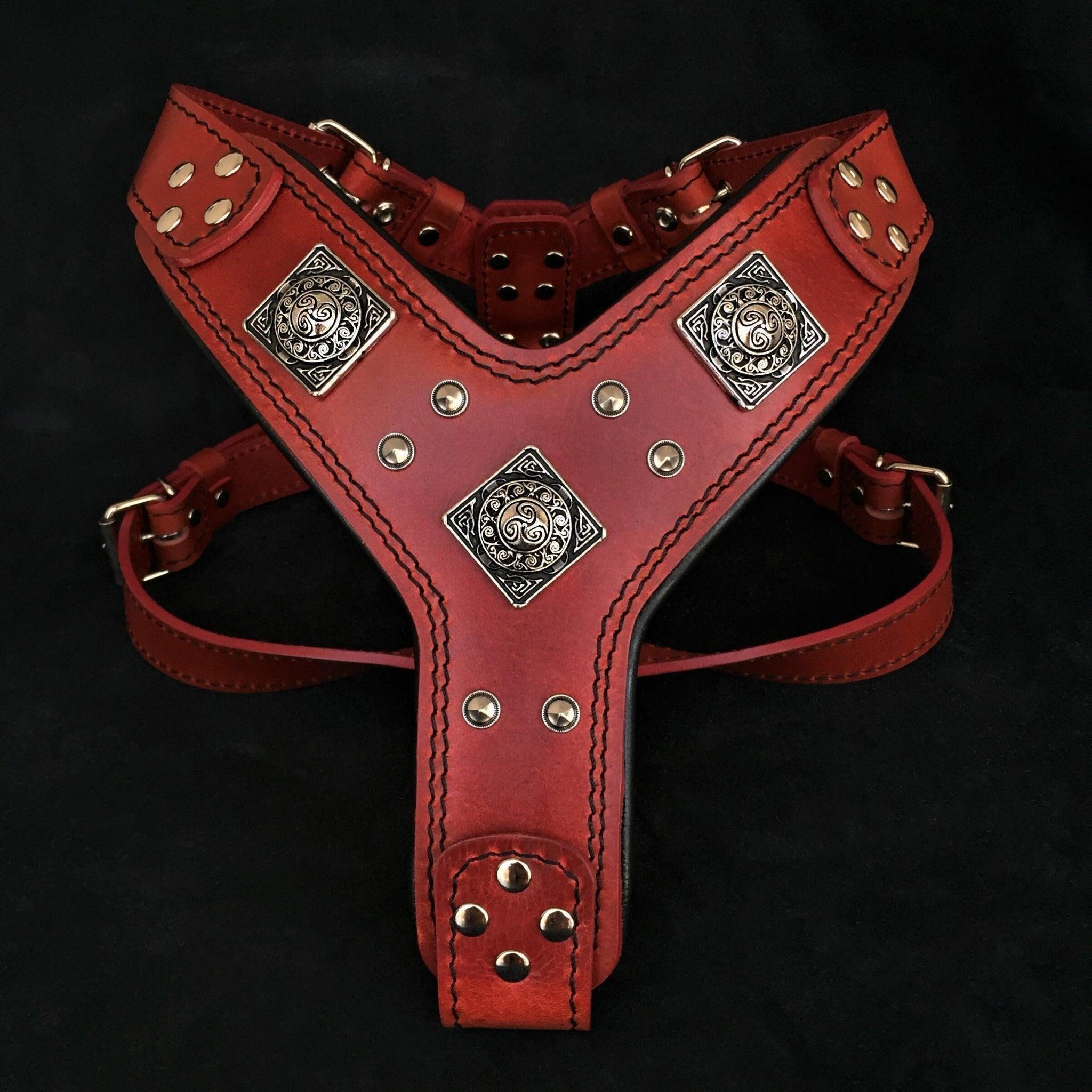 Bestia Szelki "Eros" RED — Obroże, smycze i szelki — photo 2