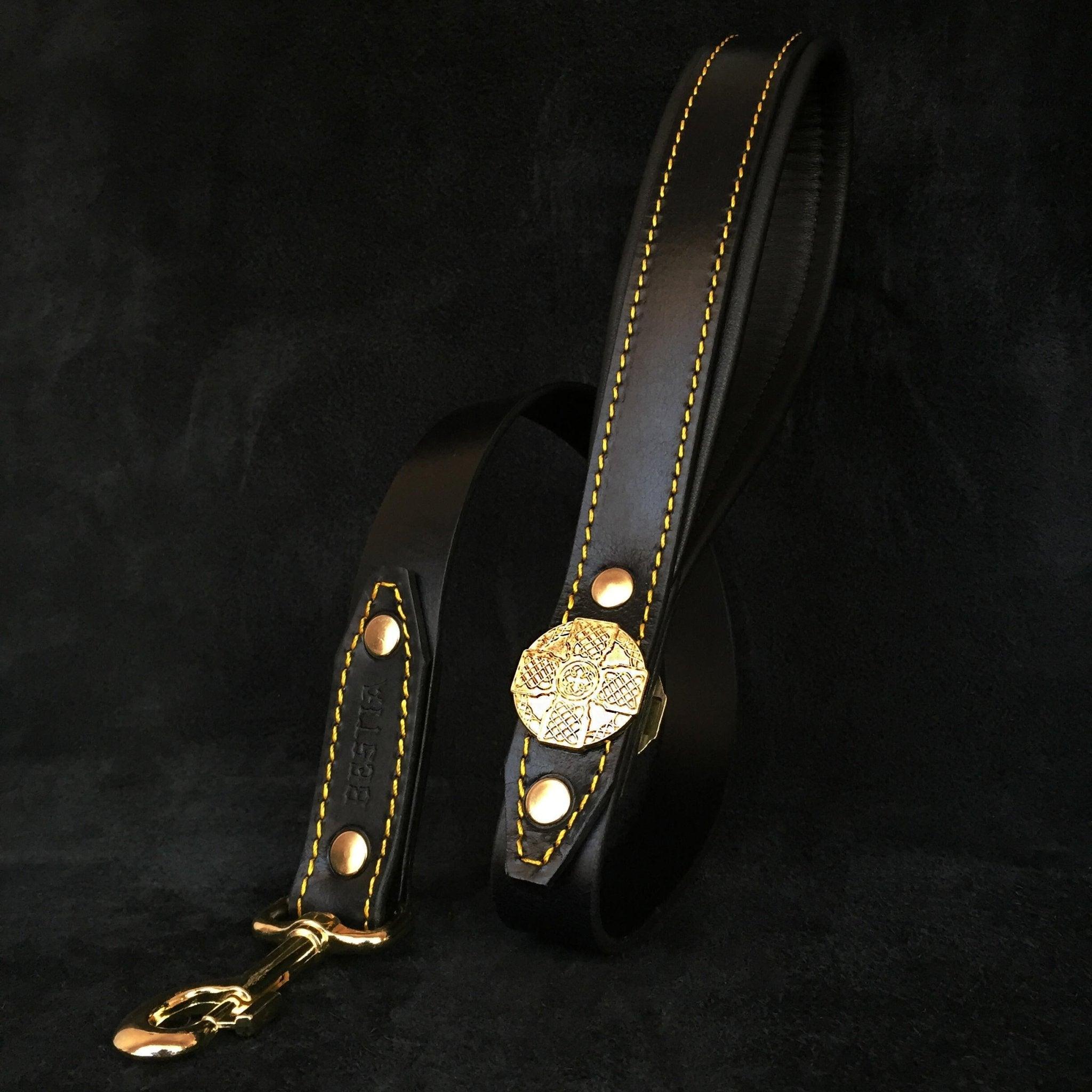 Bestia The "Maximus" harness black & gold — Obroże, smycze i szelki — photo 2