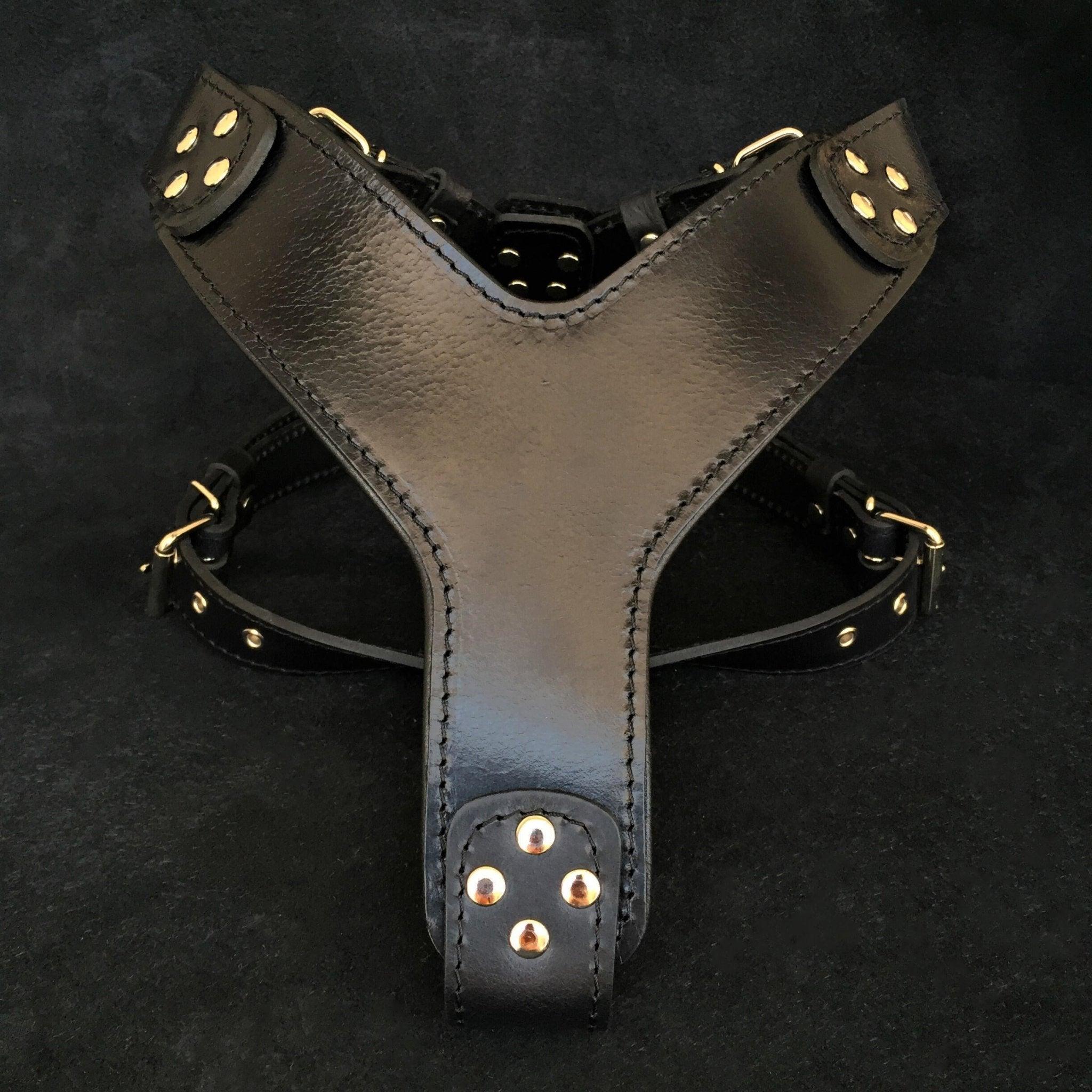 Bestia The ''Style'' harness Black — Colliers, laisses et harnais