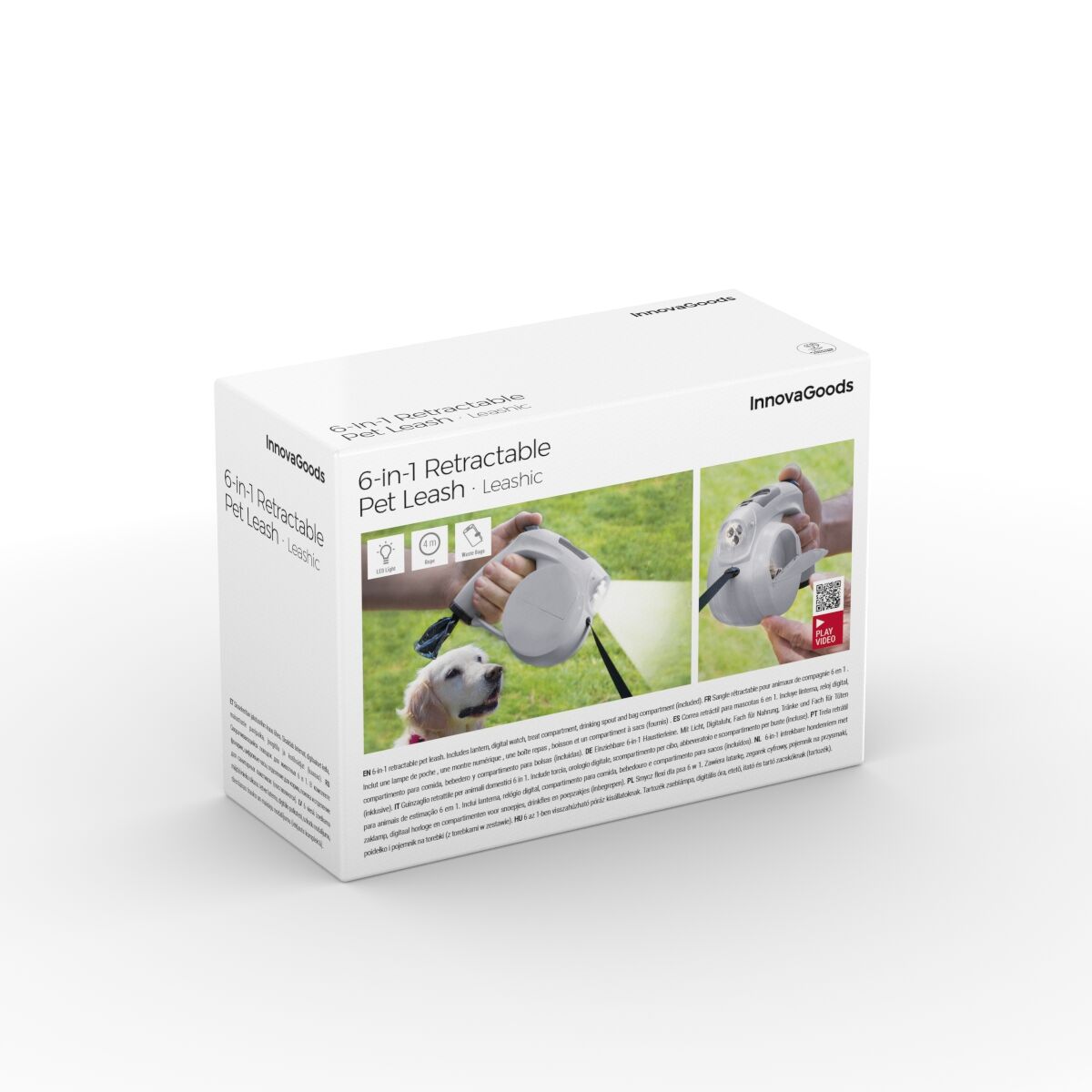 Laisse rétractable pour chien 6-en-1 Leashic InnovaGoods — Colliers, laisses et harnais — photo 3