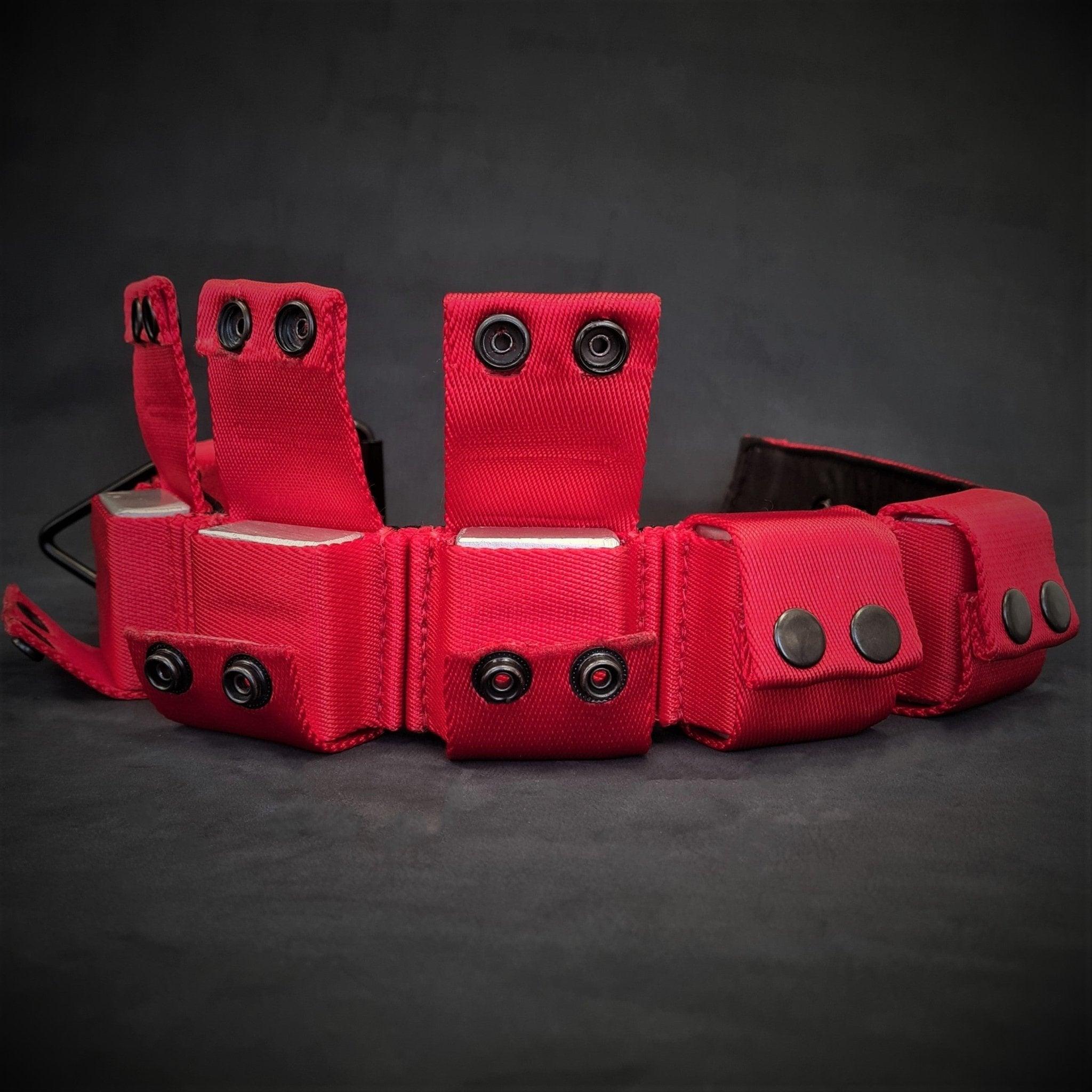 Bestia Dog Sport Collier d'entraînement lesté pour chien - Rouge. Grandes races. Poids total de 5 lbs. poids amovibles — photo 5